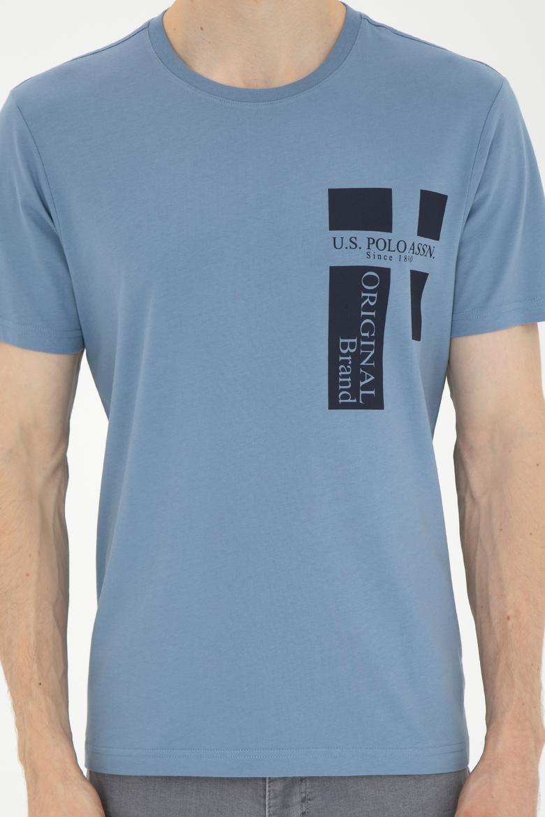 Erkek İndigo Tişört - 50287048061