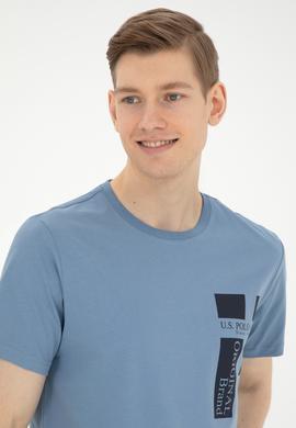 Erkek İndigo Tişört - 50287048061