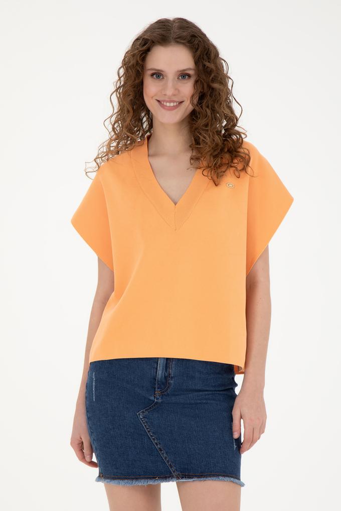 Kadın Turuncu Kazak