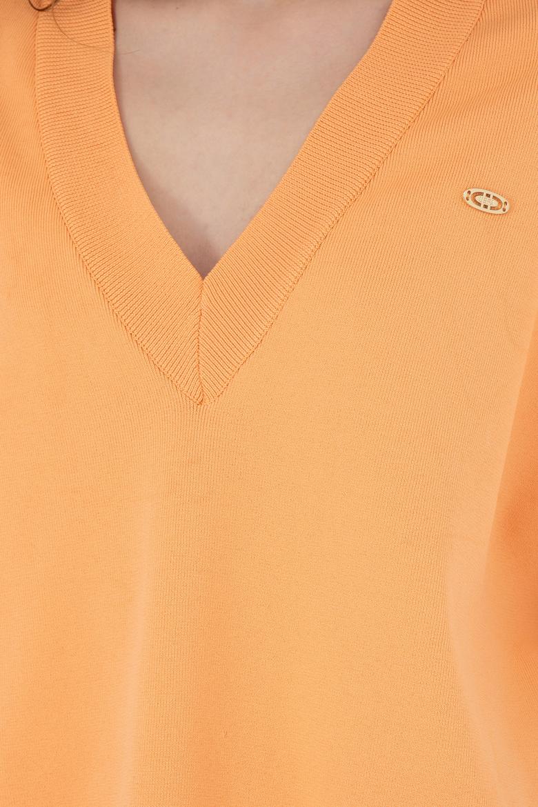 Kadın Turuncu Kazak - 50267079022