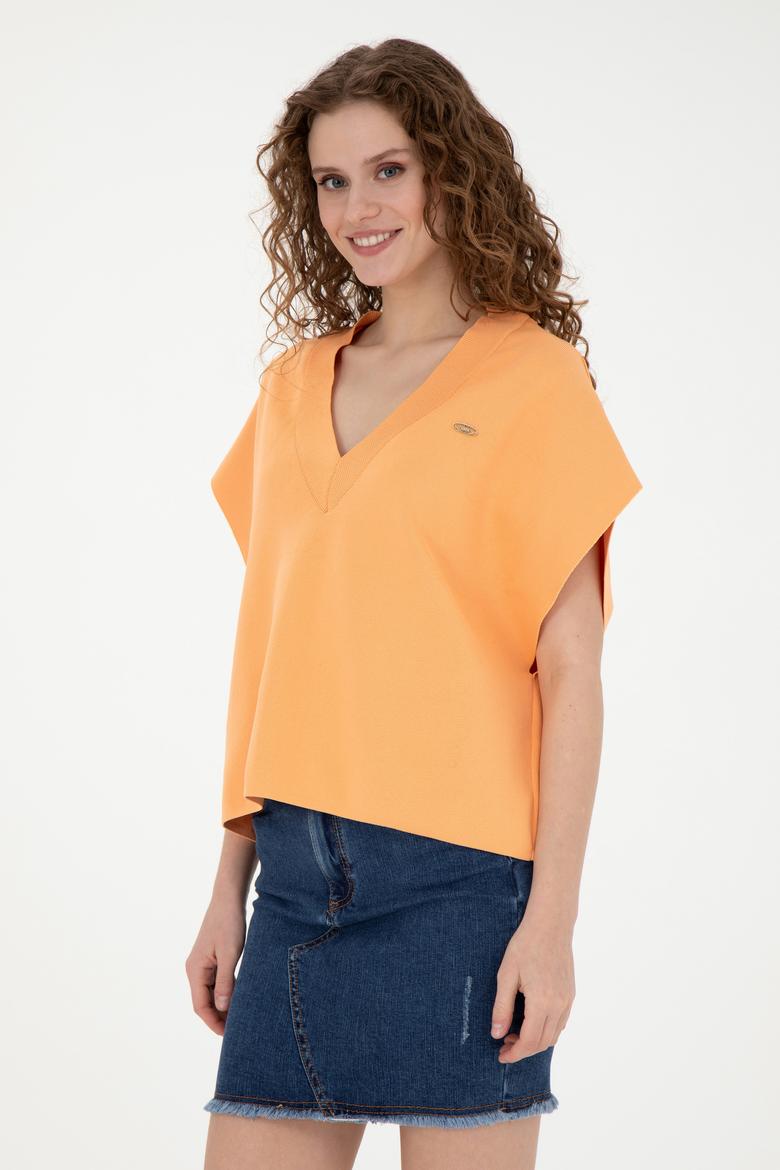 Kadın Turuncu Kazak - 50267079022