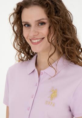 Kadın Manolya Basic Polo Yaka Tişört - 50262700094