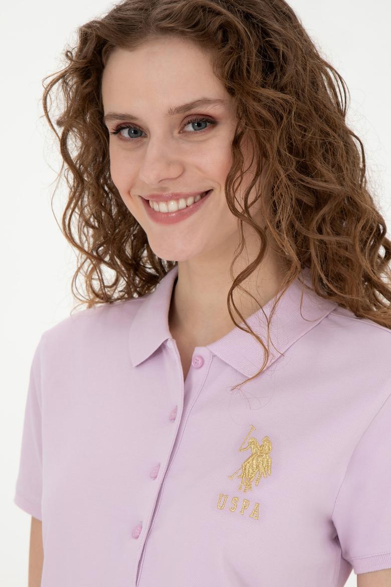 Kadın Manolya Basic Polo Yaka Tişört - 50262700094