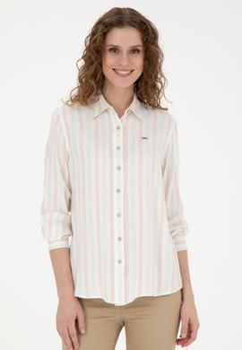 Kadın Açık Mavi Uzun Kollu Gömlek - 50280936022