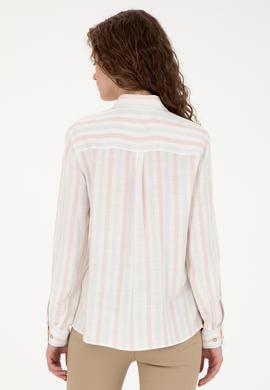 Kadın Açık Mavi Uzun Kollu Gömlek - 50280936022