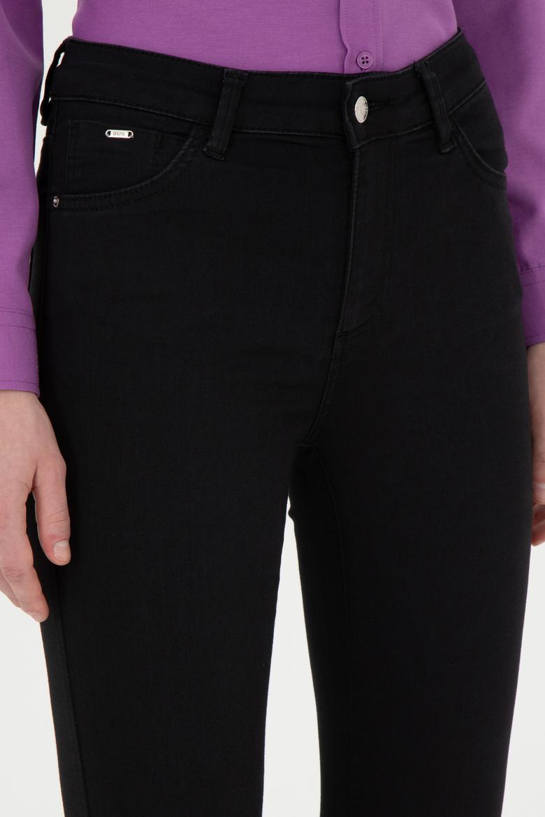 Kadın Siyah Toothpick Fit Jean Pantolon - 50288513007