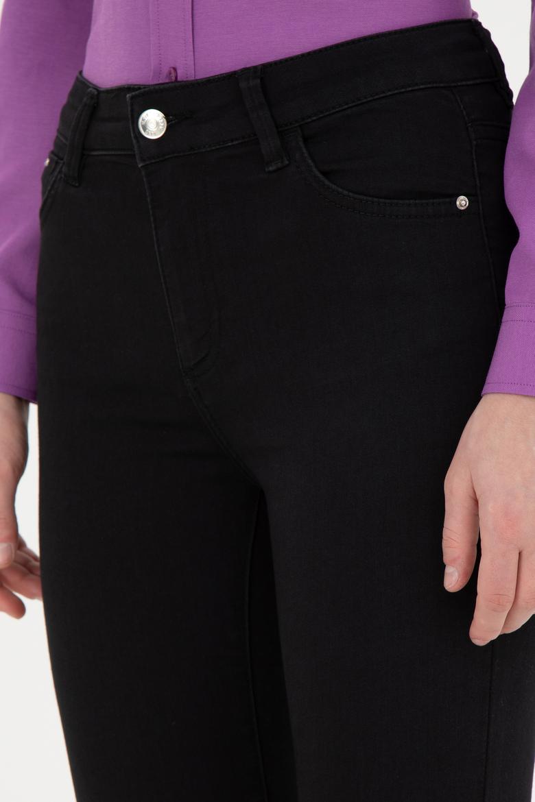 Kadın Siyah Toothpick Fit Jean Pantolon - 50288513007