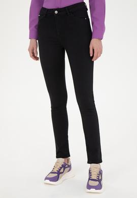 Kadın Siyah Toothpick Fit Jean Pantolon - 50288513007