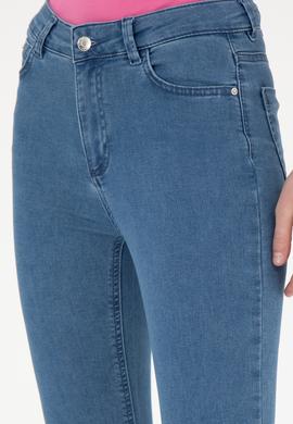 Kadın Açık Mavi Toothpick Fit Jean Pantolon - 50289153004