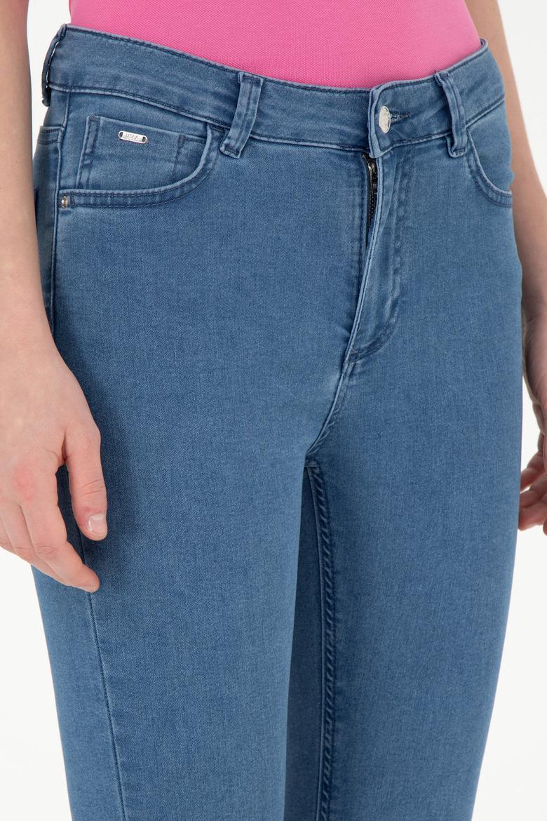 Kadın Açık Mavi Toothpick Fit Jean Pantolon - 50289153004