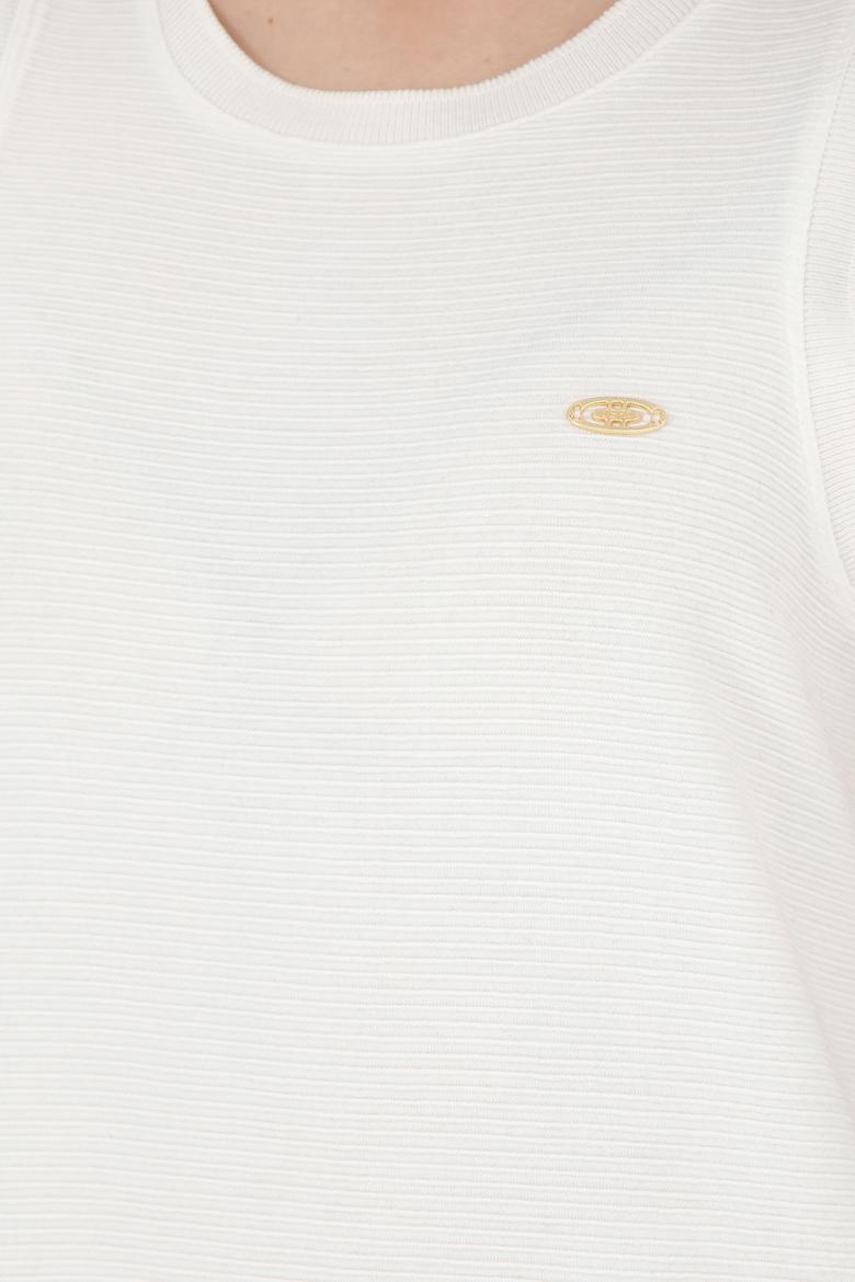 Kadın Ekru Örme Elbise - 50265711030