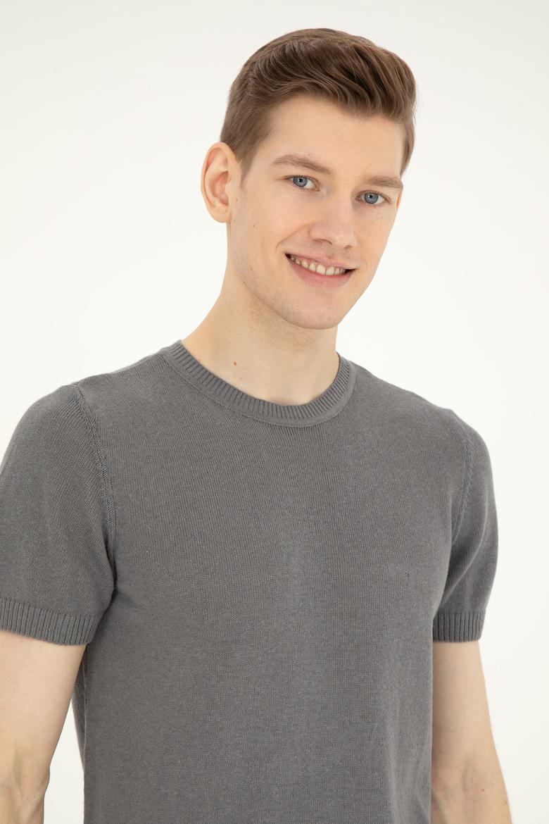 Erkek Açık Gri Kazak - 50269851010