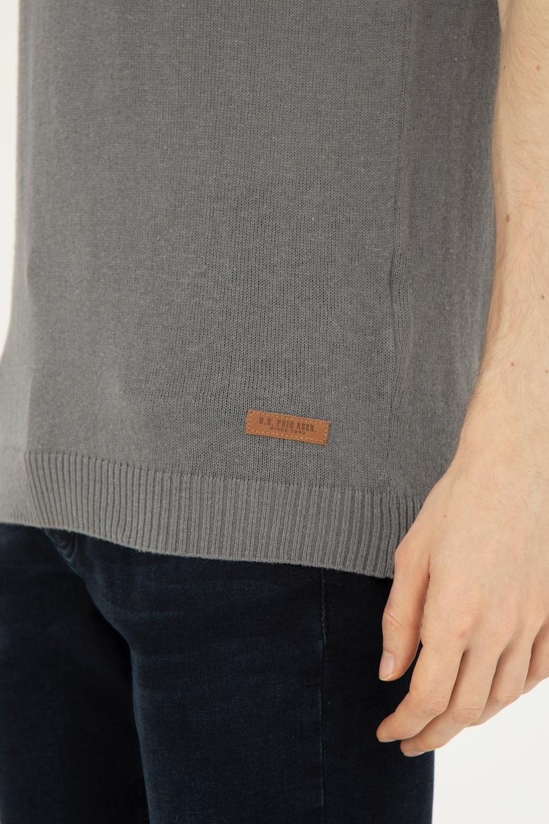 Erkek Açık Gri Kazak - 50269851010