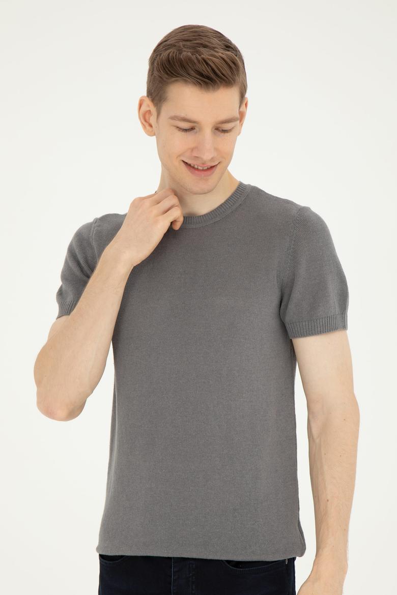 Erkek Açık Gri Kazak - 50269851010