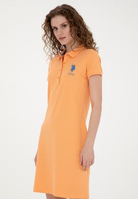 Kadın Turuncu Örme Elbise - 50262697034