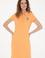 Kadın Turuncu Örme Elbise