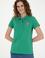 Kadın Yeşil Basic Polo Yaka Tişört