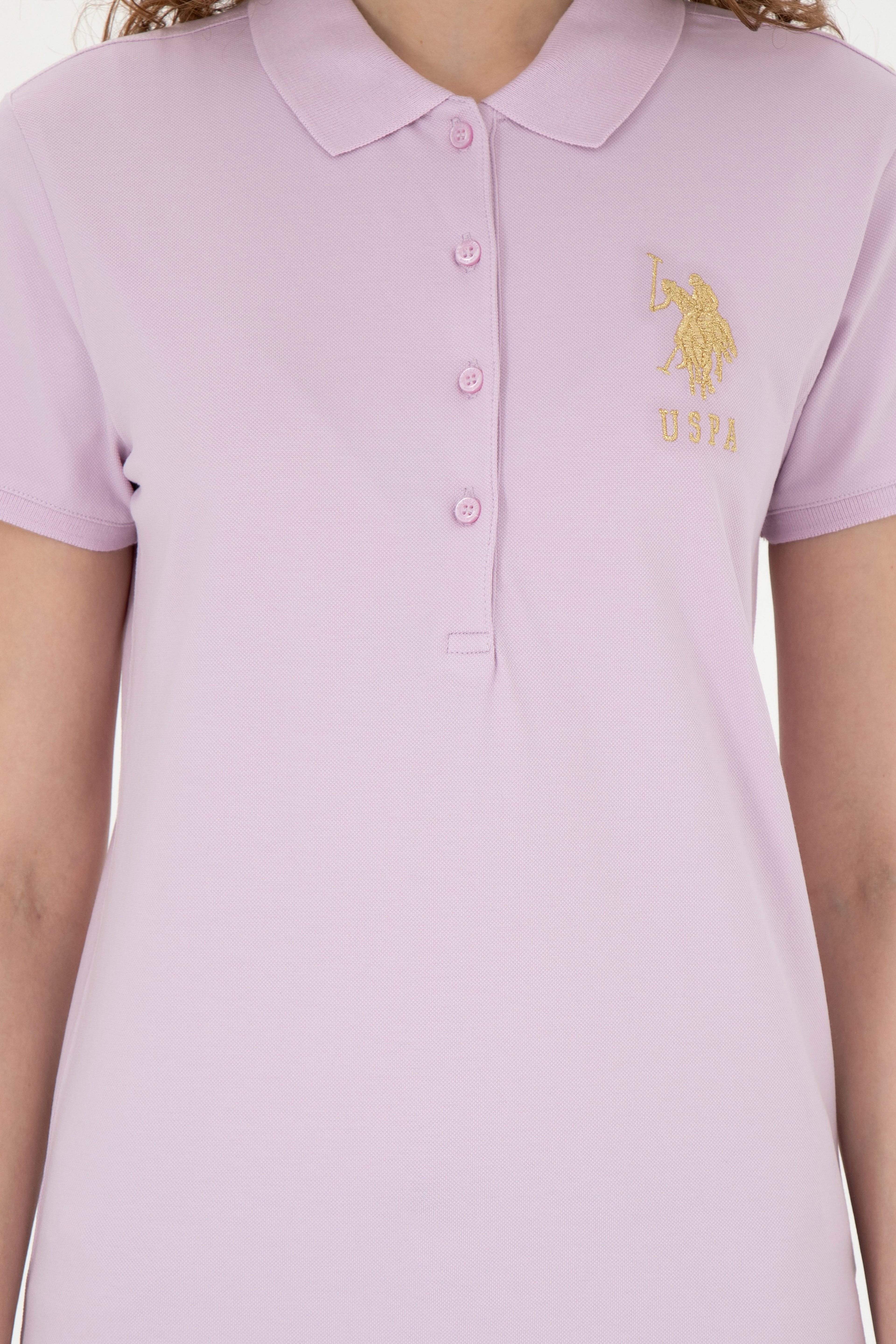 Kadın Manolya Basic Polo Yaka Tişört - Image 6