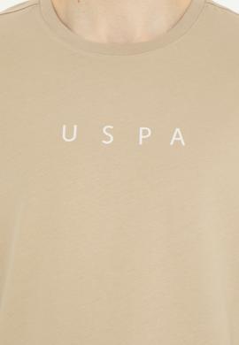 Erkek Comfort Fit Bisiklet Yaka Açık Haki Tişört - 50282029021