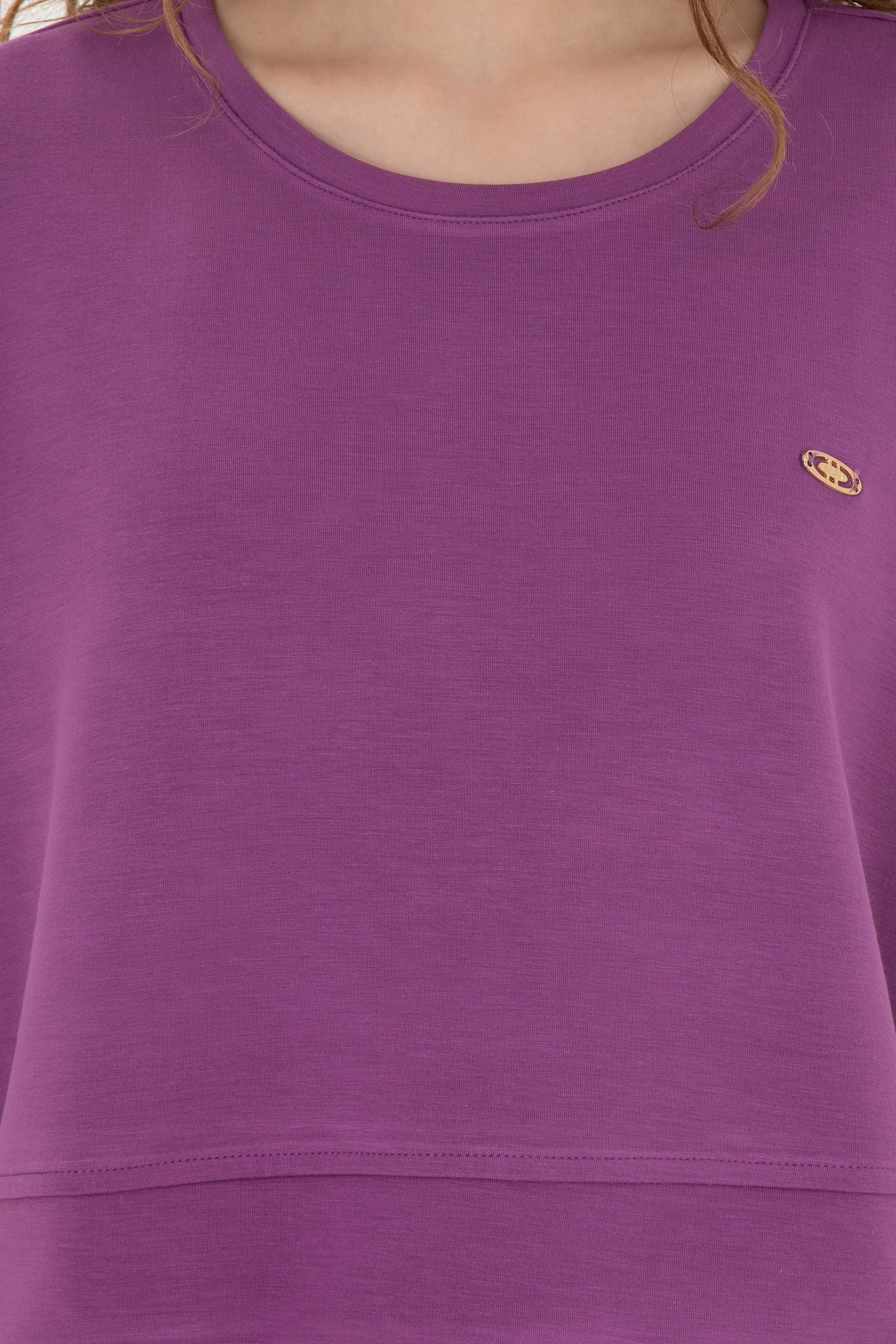 تی شرت یقه گرد Crop Top یقه گرد زنانه یو اس پولو | U.S. Polo Assn. - تصویر 6