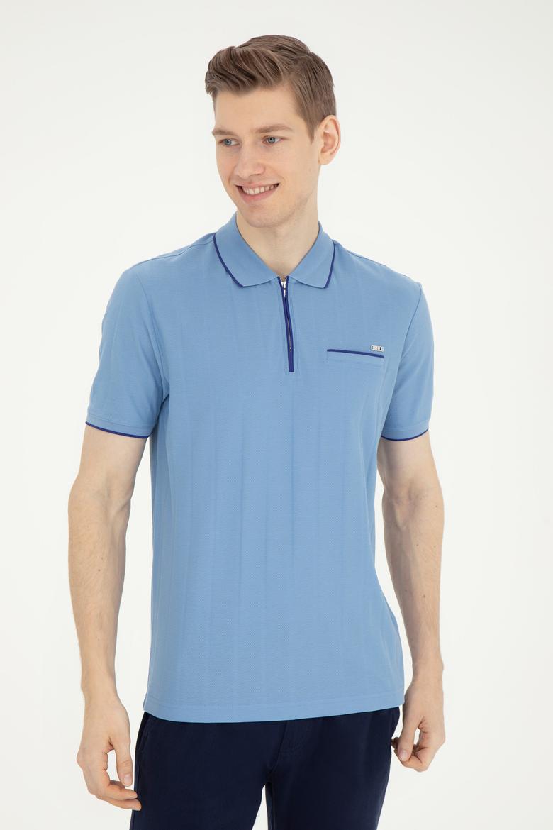 Erkek Koyu Mavi Polo Yaka T-Shirt - 50248429013