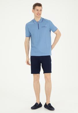 Erkek Koyu Mavi Polo Yaka T-Shirt - 50248429013