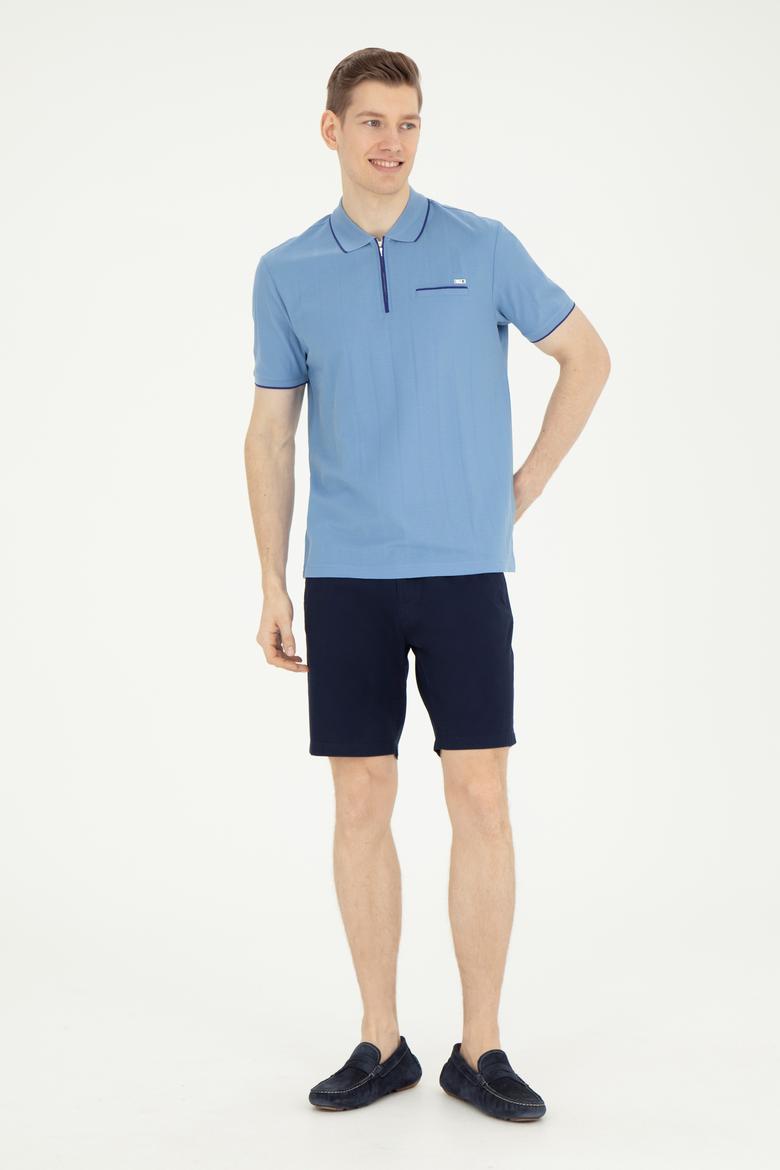 Erkek Koyu Mavi Polo Yaka T-Shirt - 50248429013