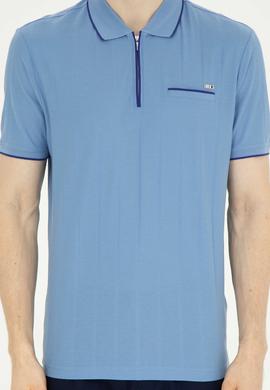 Erkek Koyu Mavi Polo Yaka T-Shirt - 50248429013