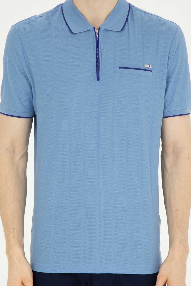 Erkek Koyu Mavi Polo Yaka T-Shirt - 50248429013
