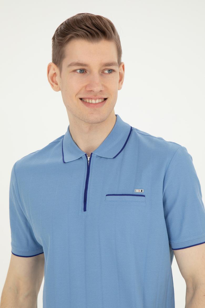 Erkek Koyu Mavi Polo Yaka T-Shirt - 50248429013