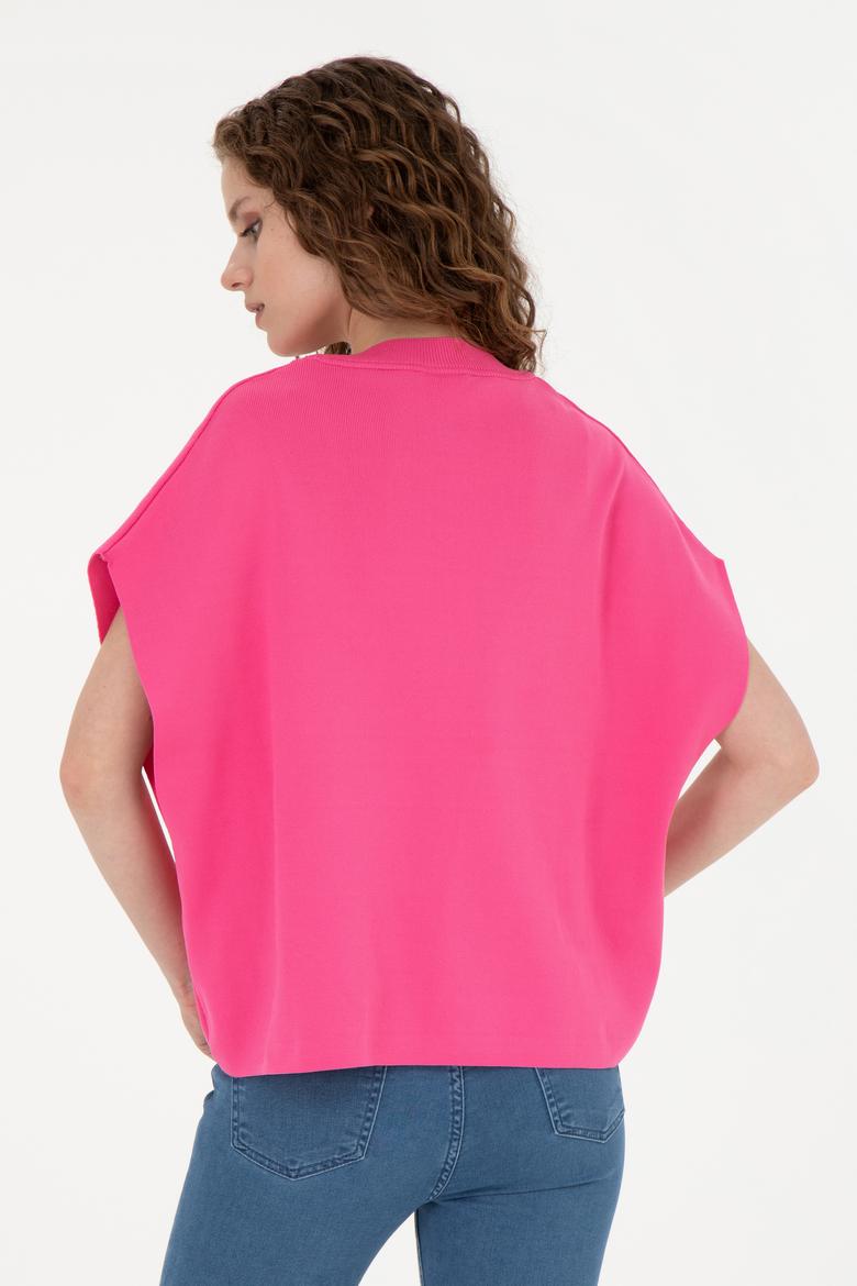 Kadın Fuşya Kazak - 50267079028