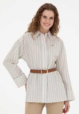 Kadın Taş Uzun Kollu Gömlek - 50279792004