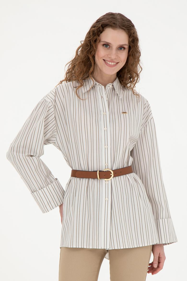 Kadın Taş Uzun Kollu Gömlek