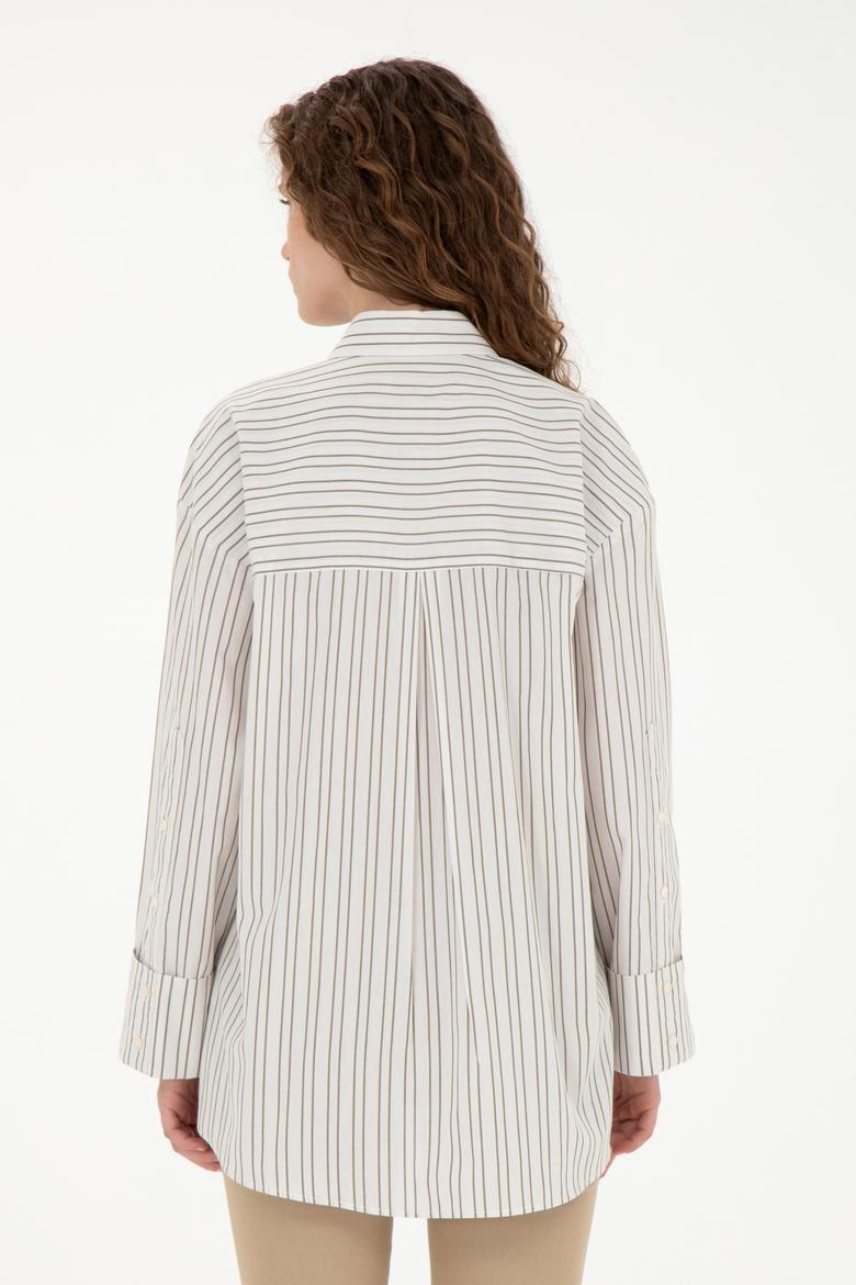 Kadın Taş Uzun Kollu Gömlek - 50279792004