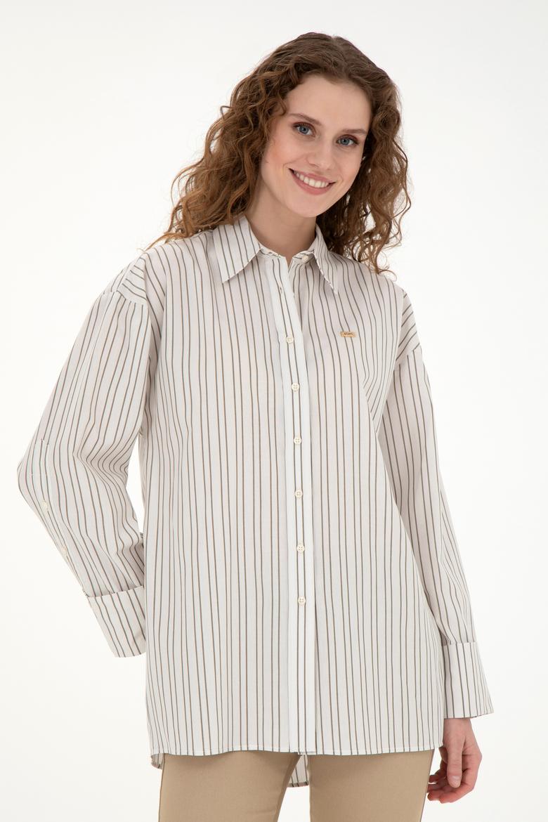 Kadın Taş Uzun Kollu Gömlek - 50279792004