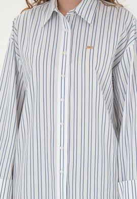 Kadın Ekru Uzun Kollu Gömlek - 50279792018