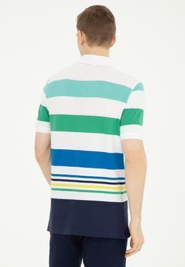 Erkek Regular Fit Polo Yaka Lacivert Tişört - 50275491016