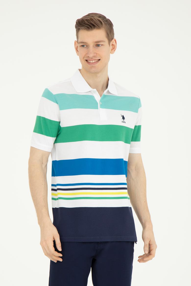 Erkek Regular Fit Polo Yaka Lacivert Tişört - 50275491016