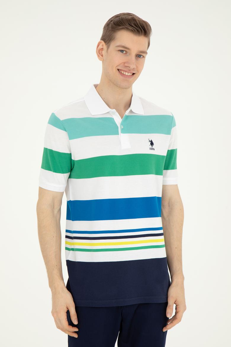 Erkek Regular Fit Polo Yaka Lacivert Tişört