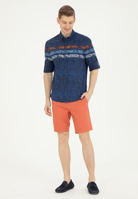 Erkek Lacivert Uzun Kollu Gömlek - 50283358009