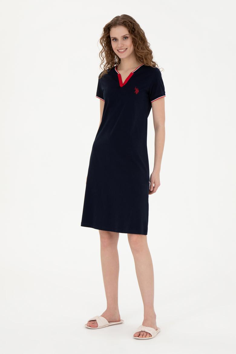 Kadın Lacivert Gecelik - 50290825002