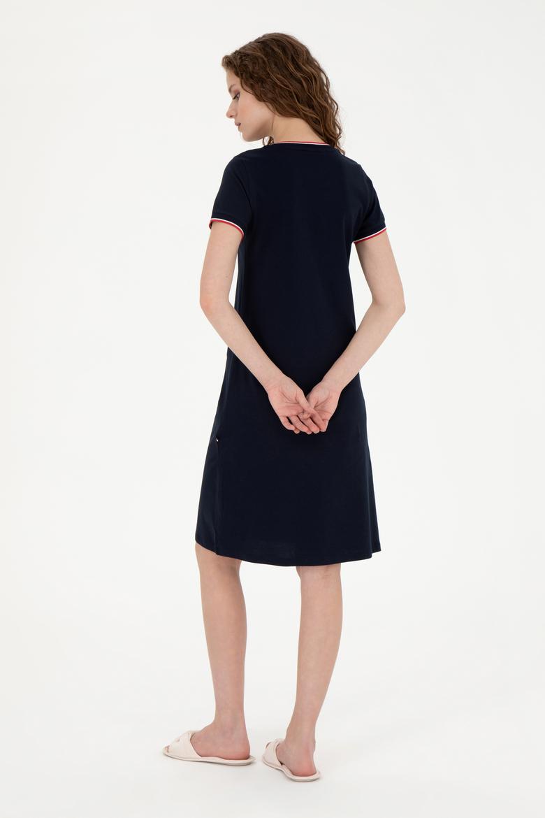 Kadın Lacivert Gecelik - 50290825002