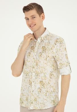 Erkek Haki Uzun Kollu Gömlek - 50283711017