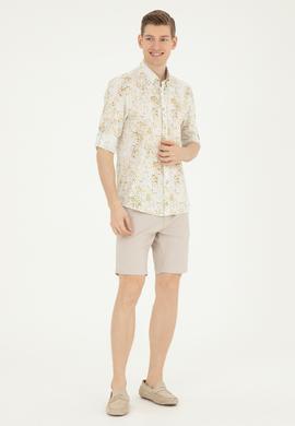 Erkek Haki Uzun Kollu Gömlek - 50283711017