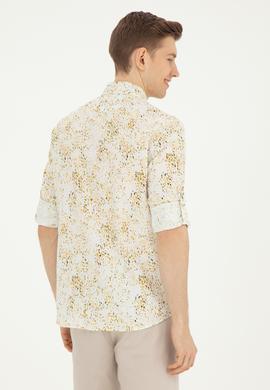 Erkek Haki Uzun Kollu Gömlek - 50283711017