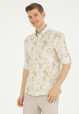 Erkek Haki Uzun Kollu Gömlek - 50283711017