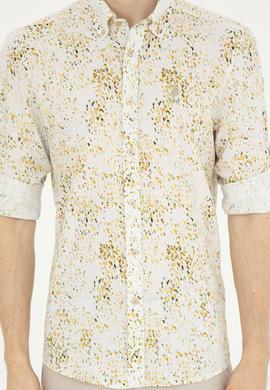 Erkek Haki Uzun Kollu Gömlek - 50283711017