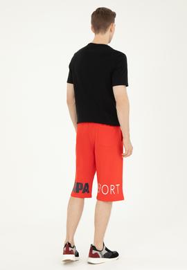 Erkek Kırmızı Örme Şort - 50263433076