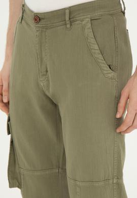 Erkek Koyu Haki Kanvas Pantolon - 50263815036