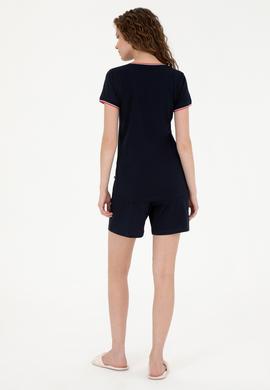 Kadın Lacivert Pijama Takımı - 50290689003